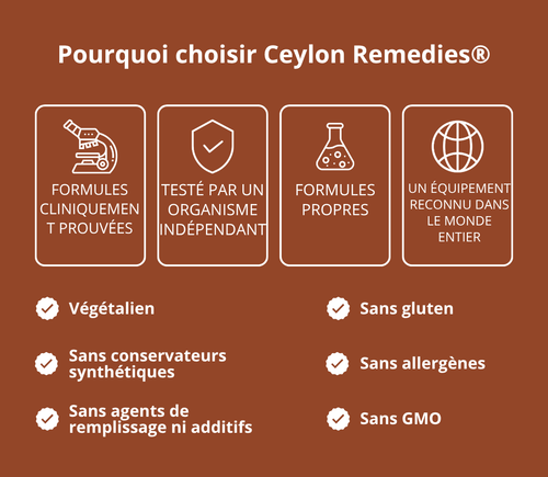 Cannelle de Ceylan (équivalent à 7200 mg) mélangée à de l'huile MCT